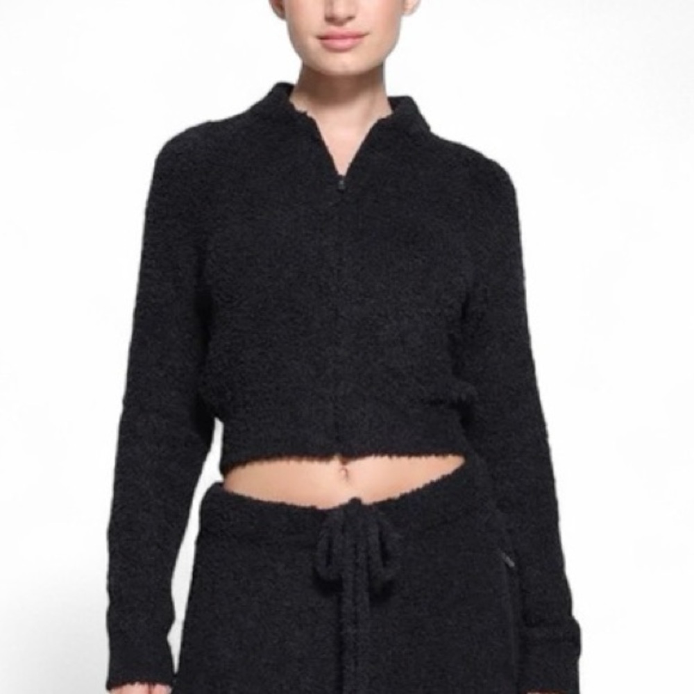 Skims cozy knit zip up